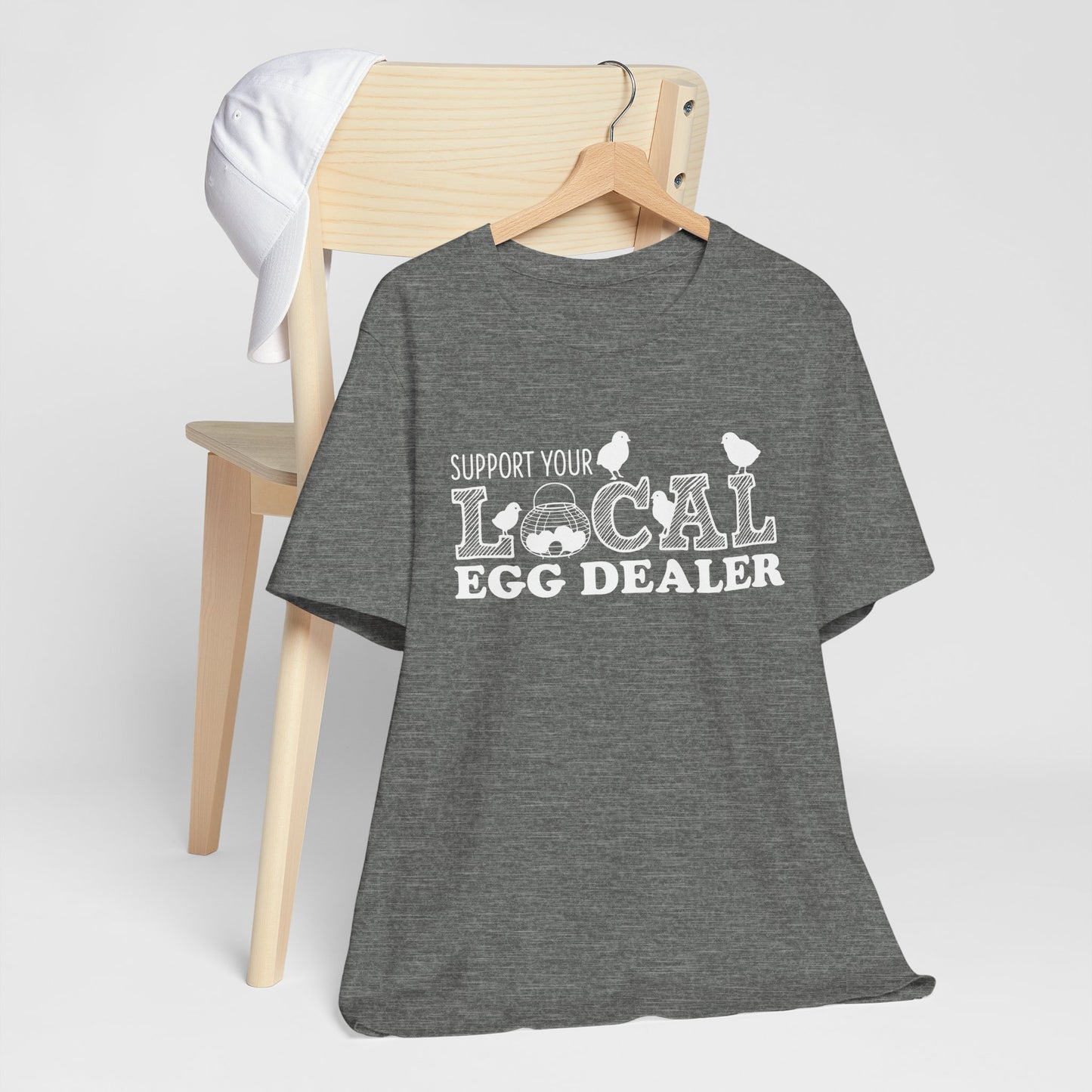 Support Your Local Egg Dealer TShirt Funny Farm Shirt | Bella Canvas