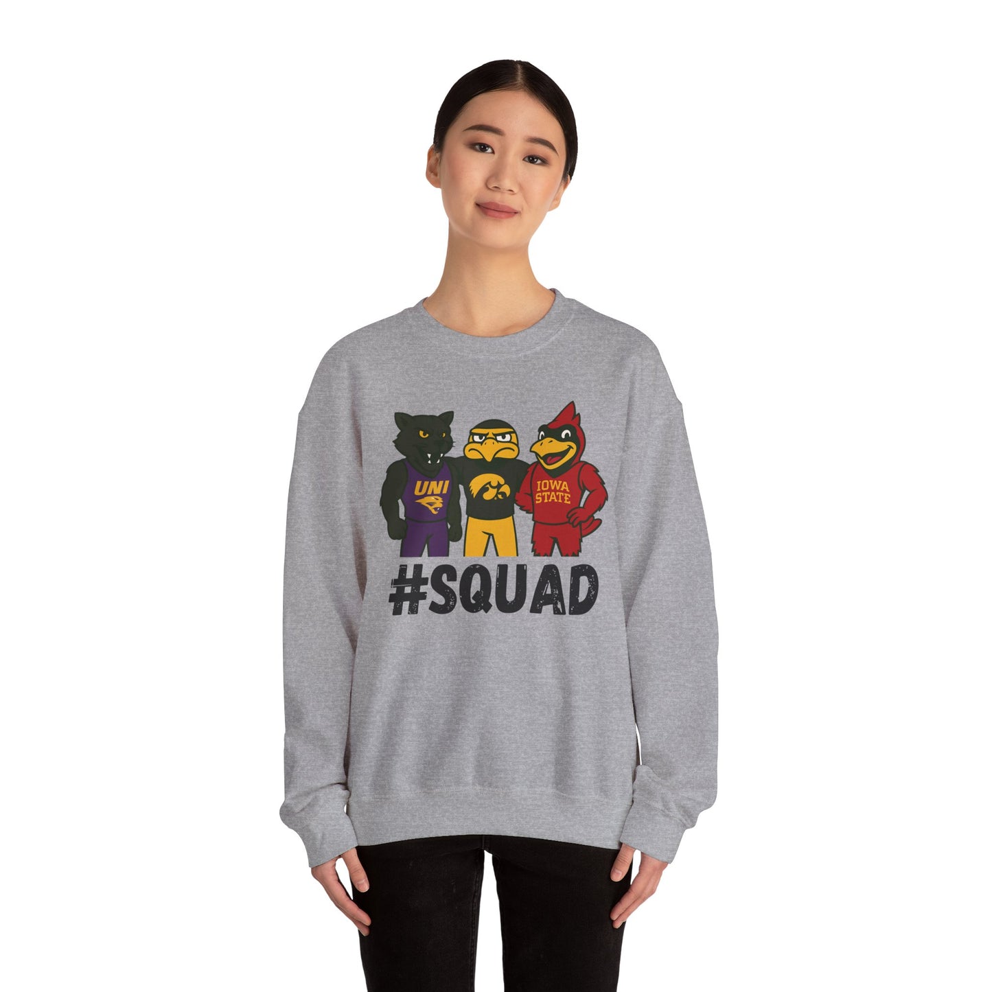 #Squad -Iowa Team - Unisex Crewneck Sweatshirt