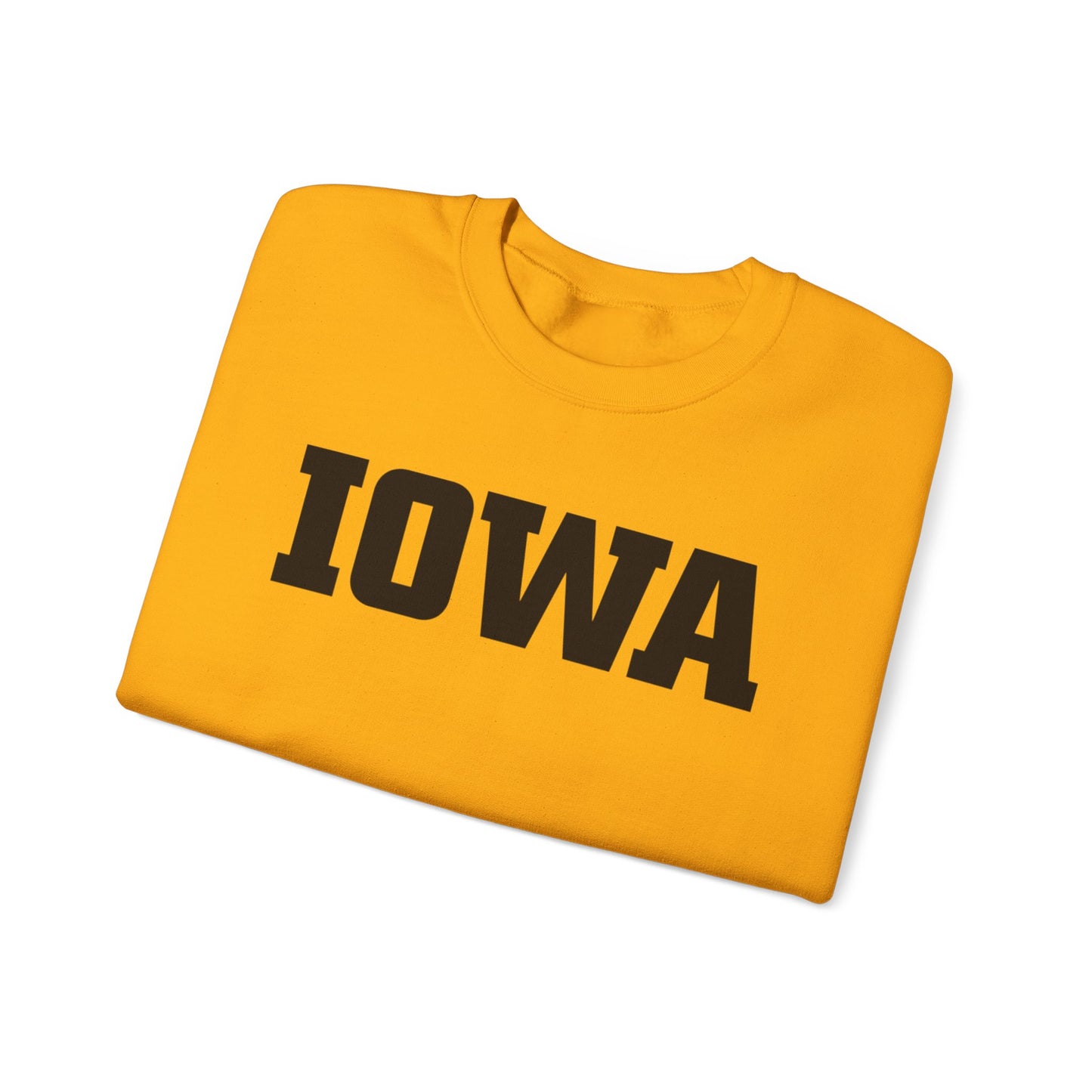 IOWA - Embroidered - Unisex Heavy Blend™ Crewneck Sweatshirt