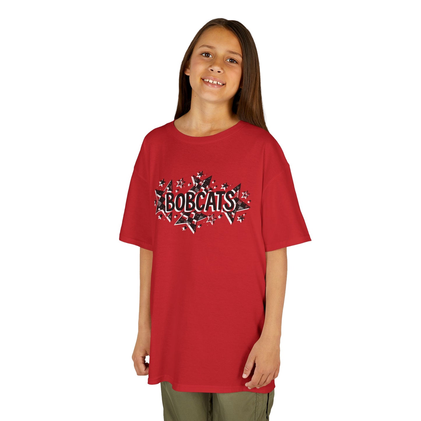 Bobcats Stars Tee – Youth Gildan Tee