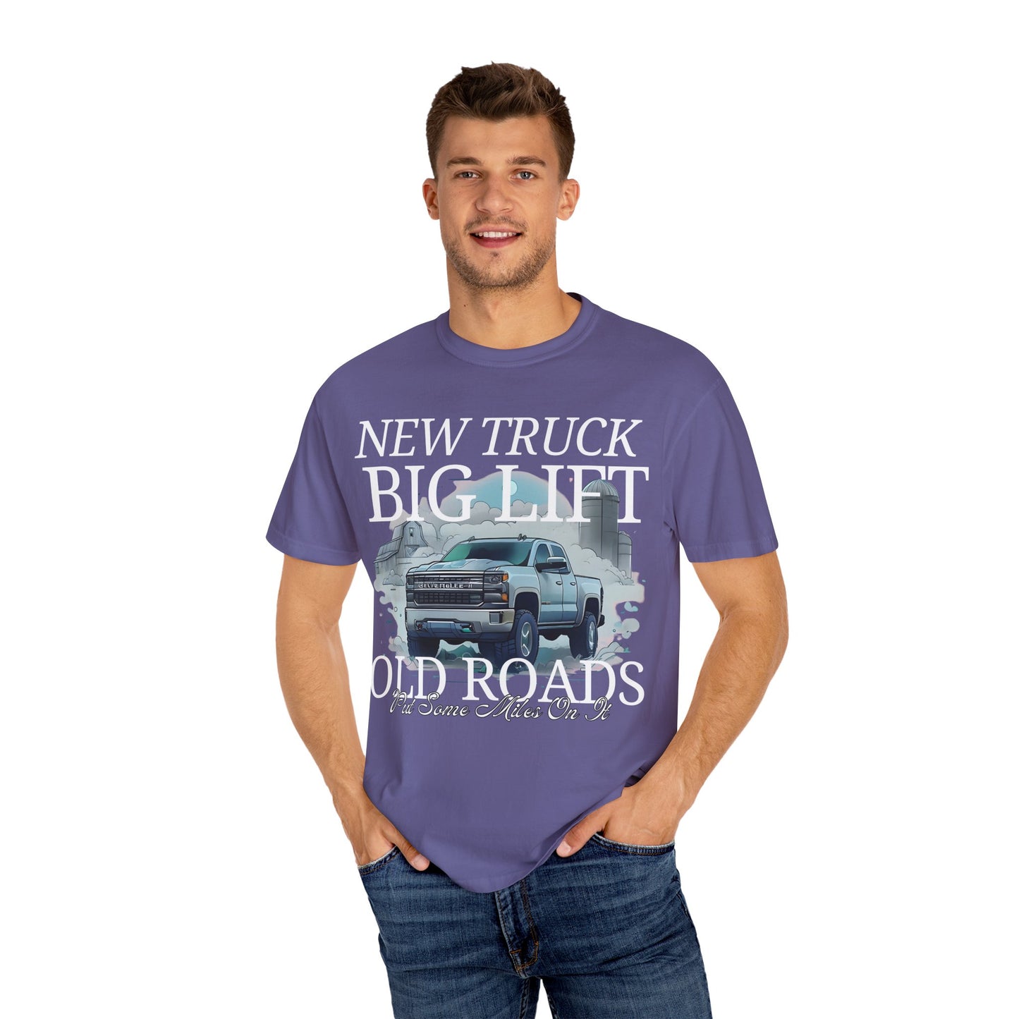 New Truck, Big Lift, Old Roads. Put Some Miles On It Shirt. Kane Brown. Comfort Colors Shirt