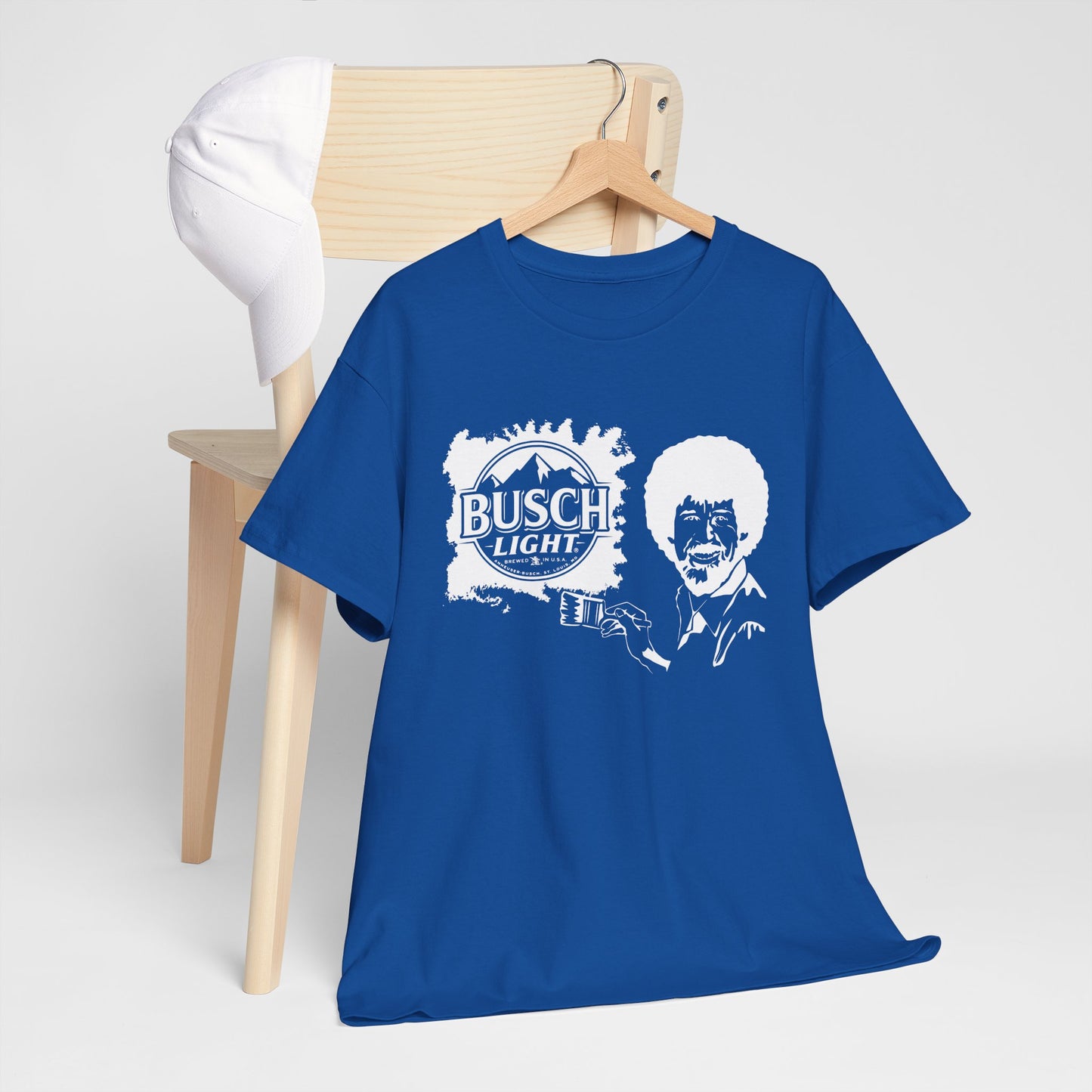 Bob Ross x Busch Light - Gildan Tshirt