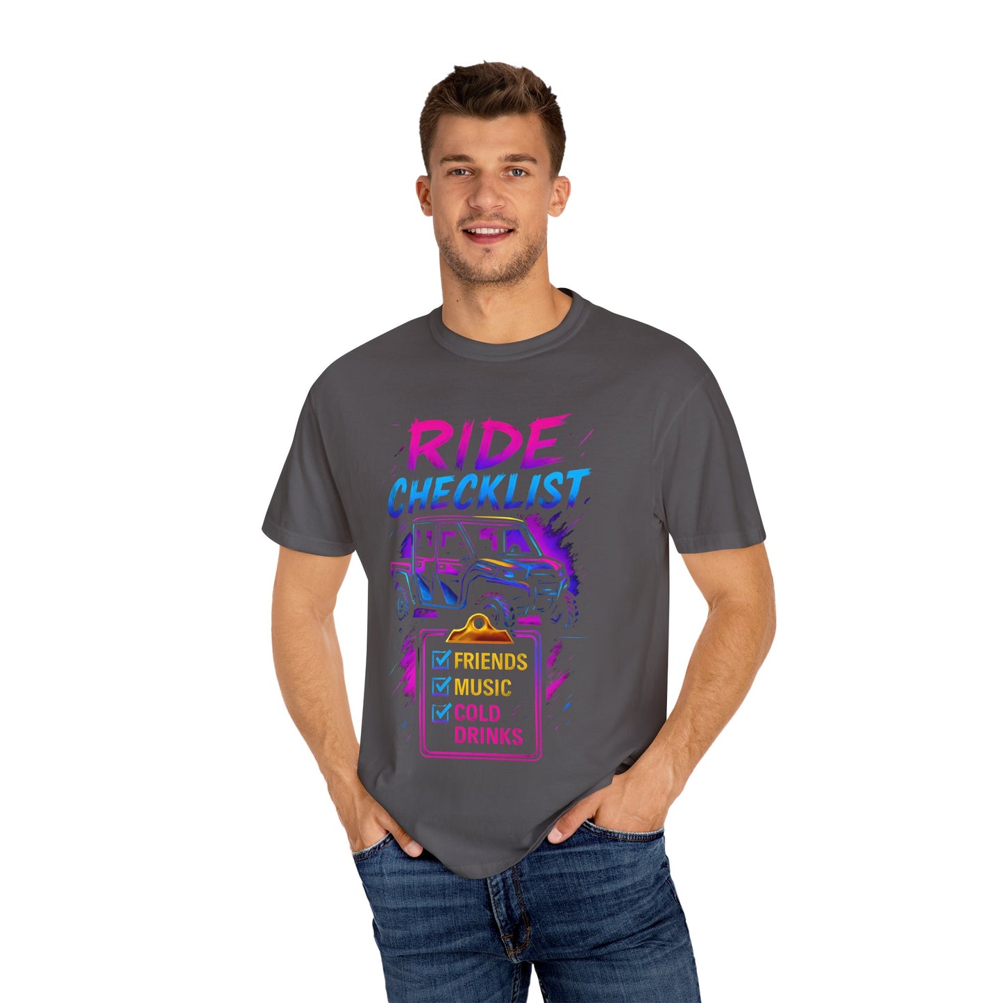 SxS Ride Checklist T-Shirt | Gildan Heavy Cotton Shirt