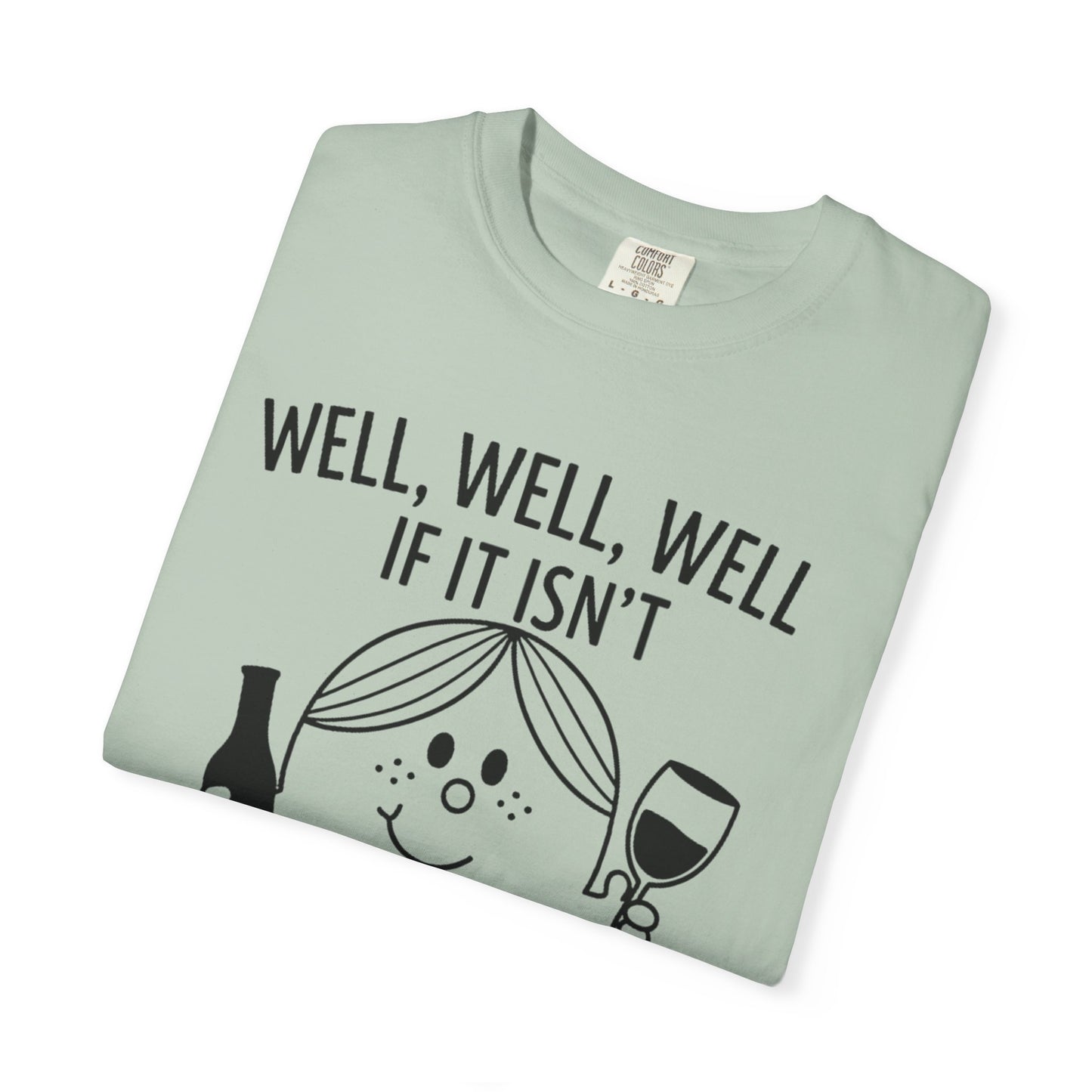 Little Miss "I'm Never Drinking Again" Drinking Again" - WINE – Comfort Colors Tee