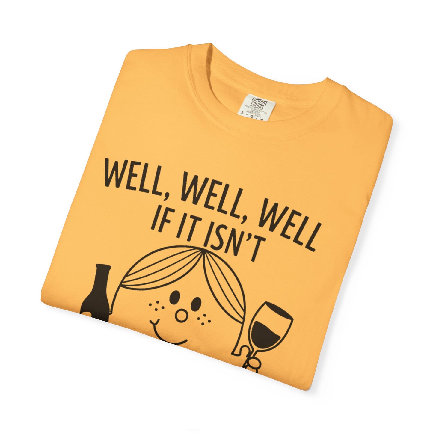 Little Miss "I'm Never Drinking Again" Drinking Again" - WINE – Comfort Colors Tee