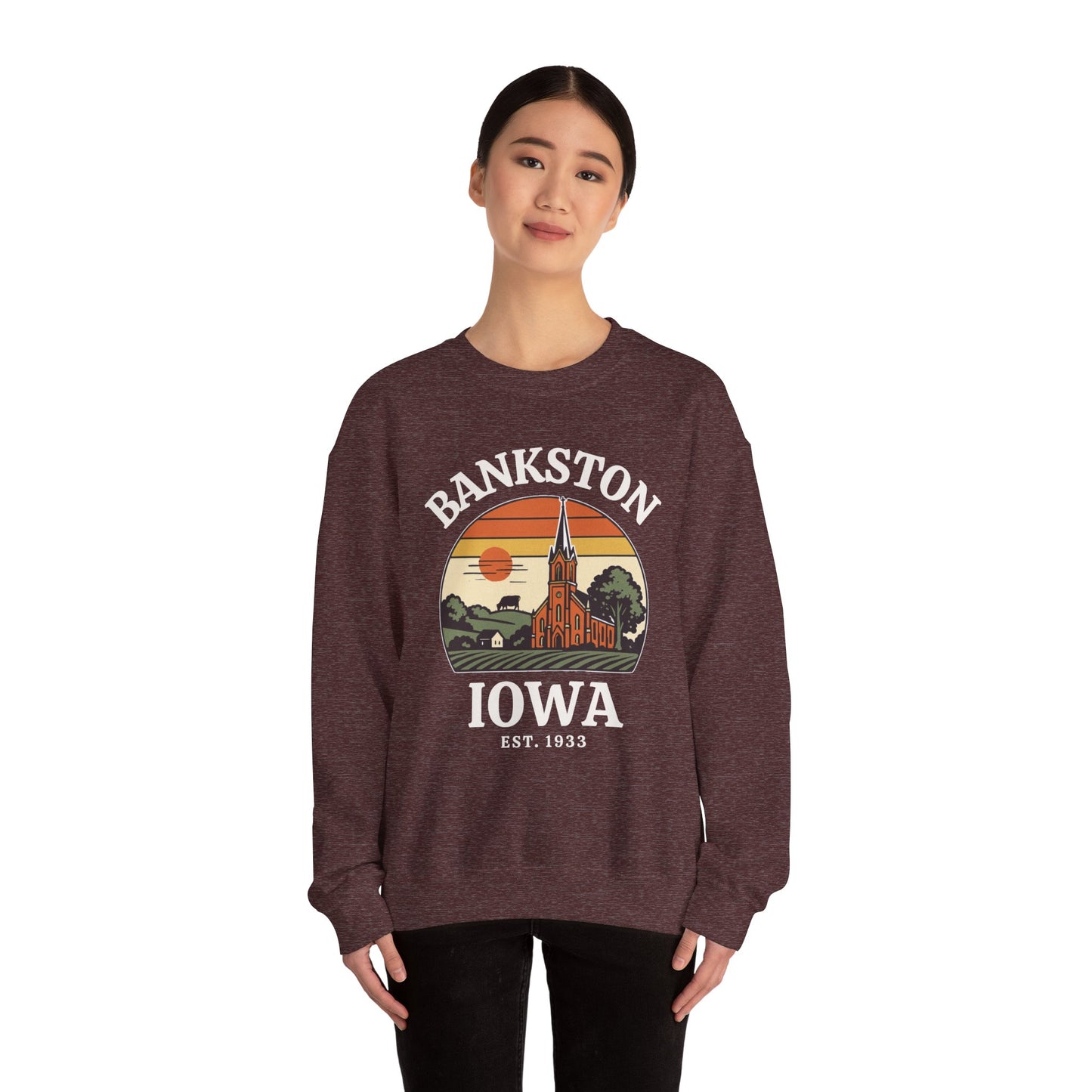 Bankston, IA - Crewneck Gildan Sweatshirt