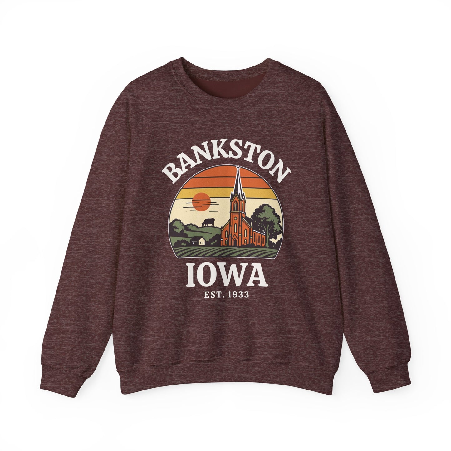 Bankston, IA - Crewneck Gildan Sweatshirt