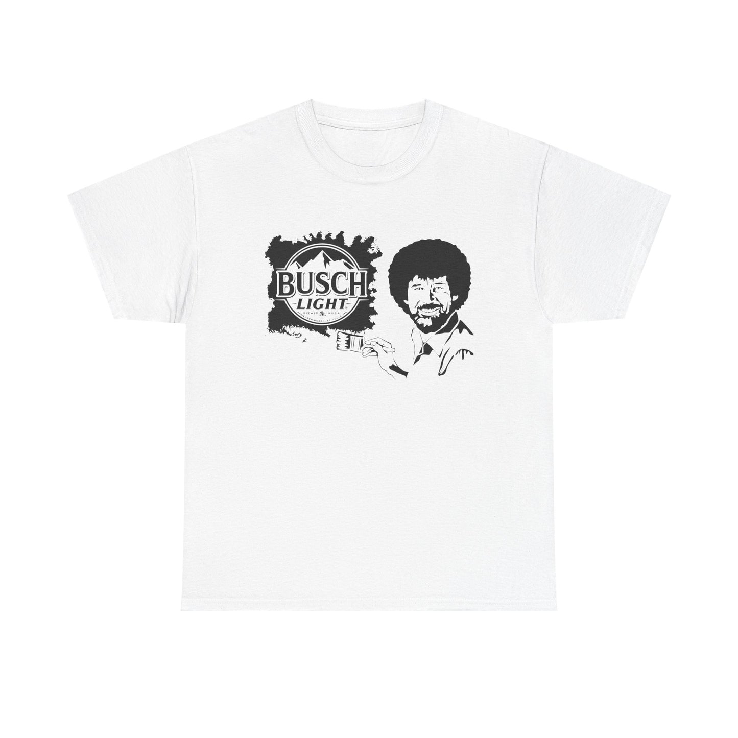 Bob Ross x Busch Light - Gildan Tshirt