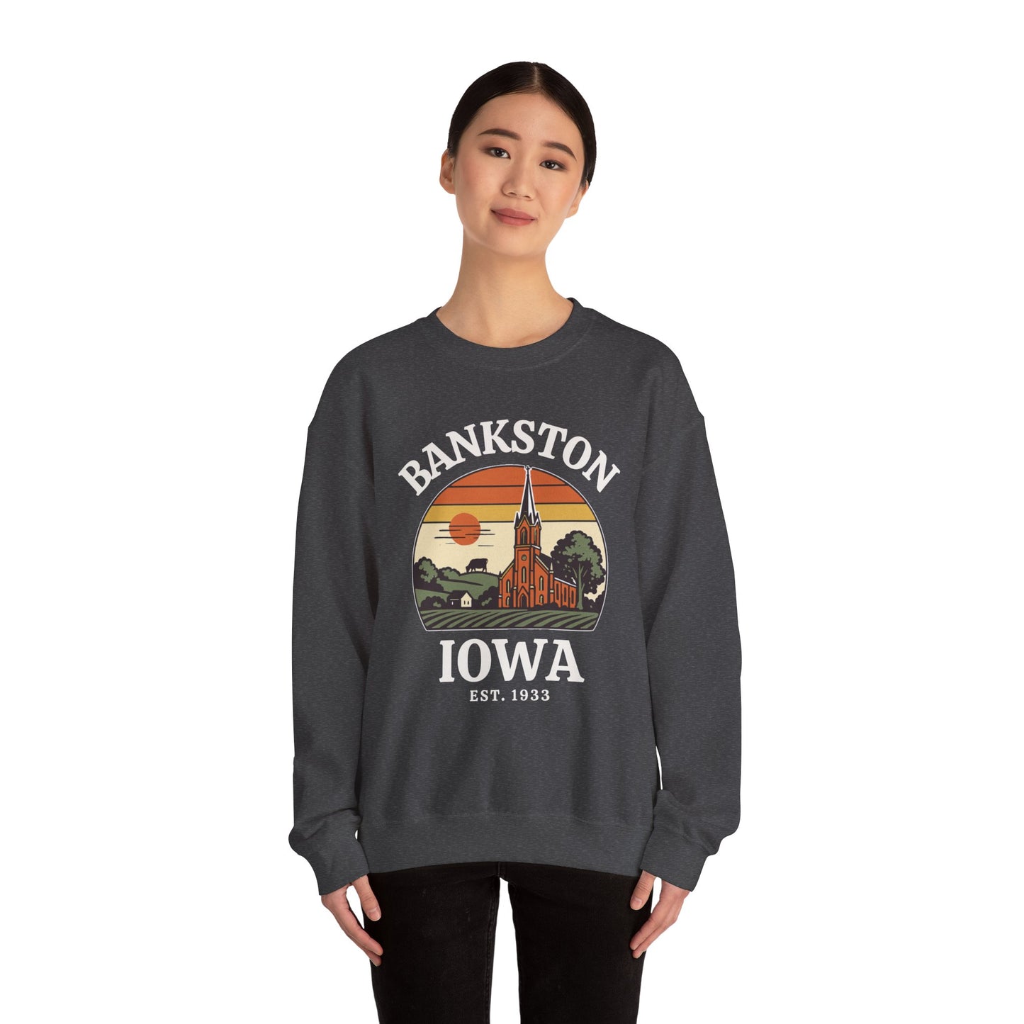 Bankston, IA - Crewneck Gildan Sweatshirt