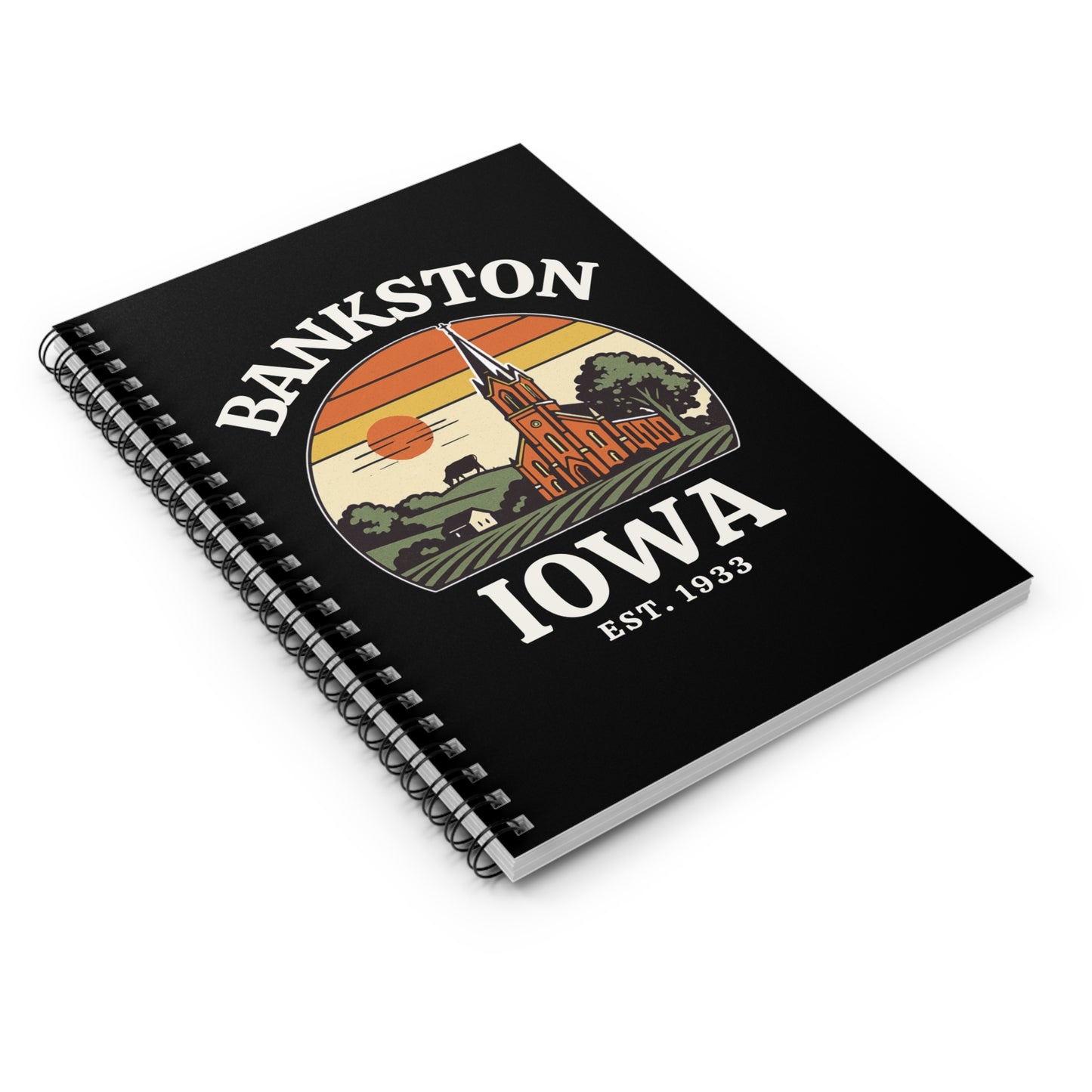 Bankston Iowa Spiral Notebook