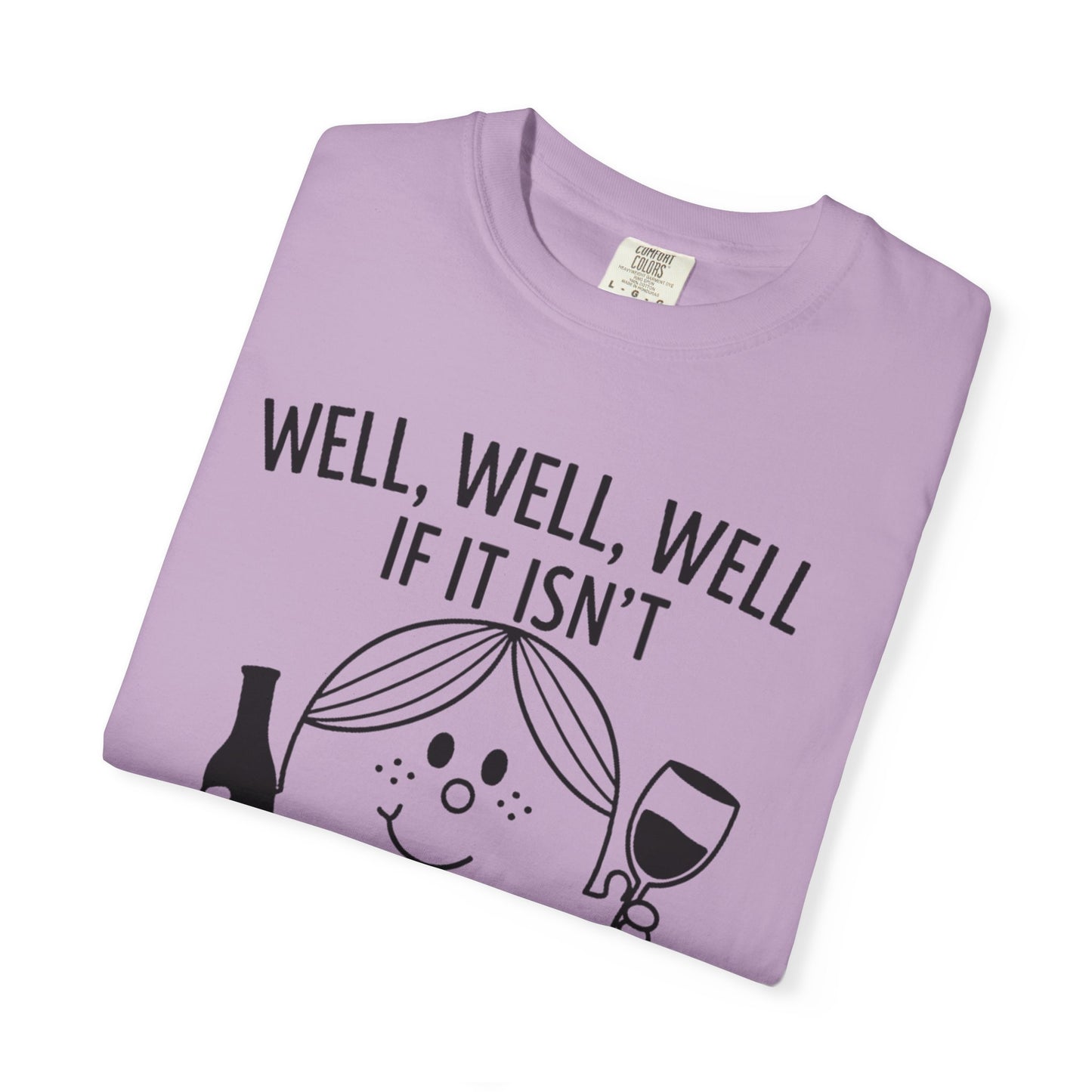 Little Miss "I'm Never Drinking Again" Drinking Again" - WINE – Comfort Colors Tee