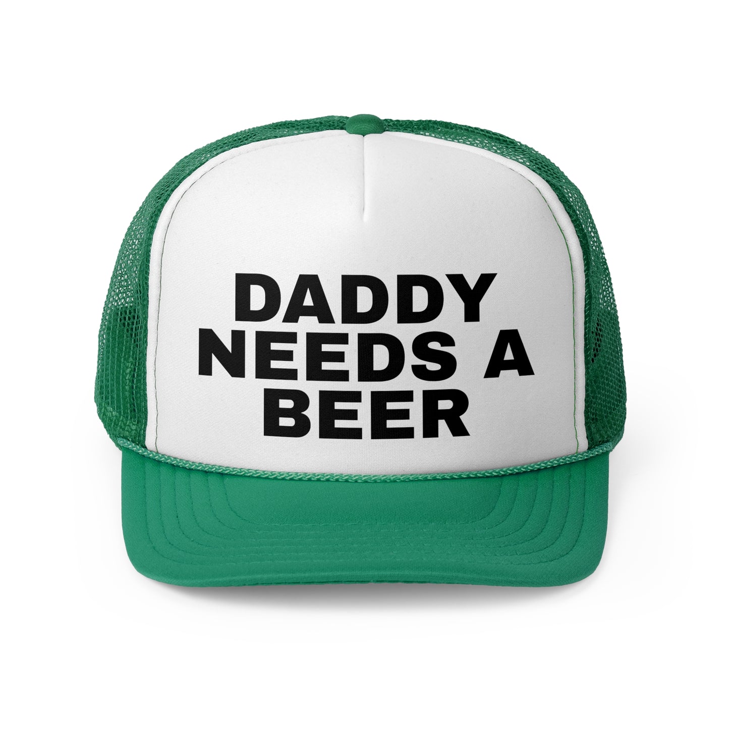 Daddy Needs A Beer" Trucker Hat. Funny Dad Hat Father's Gift. Adjustable Mesh Back Baseball Cap