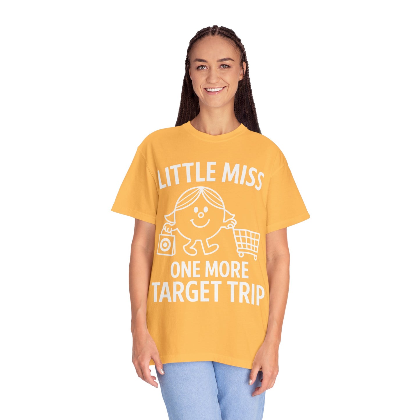 Little Miss "One More Target Trip." -Comfort Colors Tee