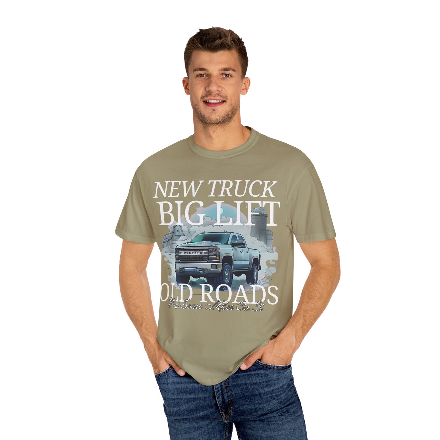 New Truck, Big Lift, Old Roads. Put Some Miles On It Shirt. Kane Brown. Comfort Colors Shirt