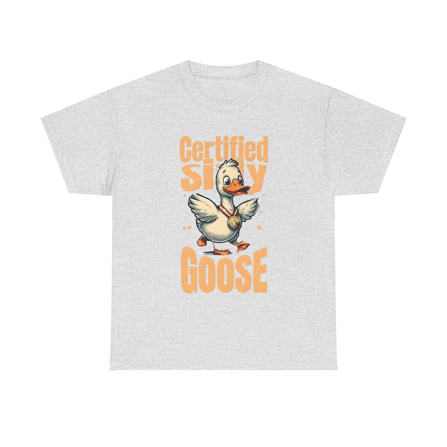 Certified Silly Goose Funny T-Shirt | Cute Goose Graphic Tee | Unisex Cotton Tee | Gift for Animal Lovers | Humor | Silly Goose Apparel