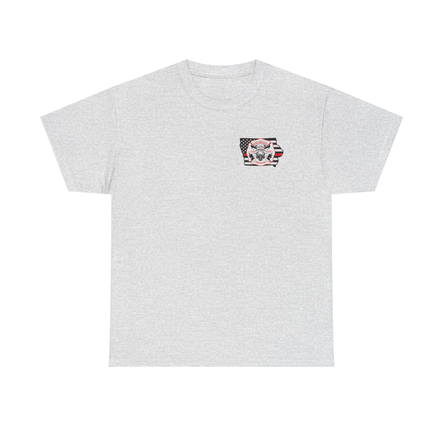 Iowa Volunteer Firefighter Shirt | Unisex Gildan Heavy Tee