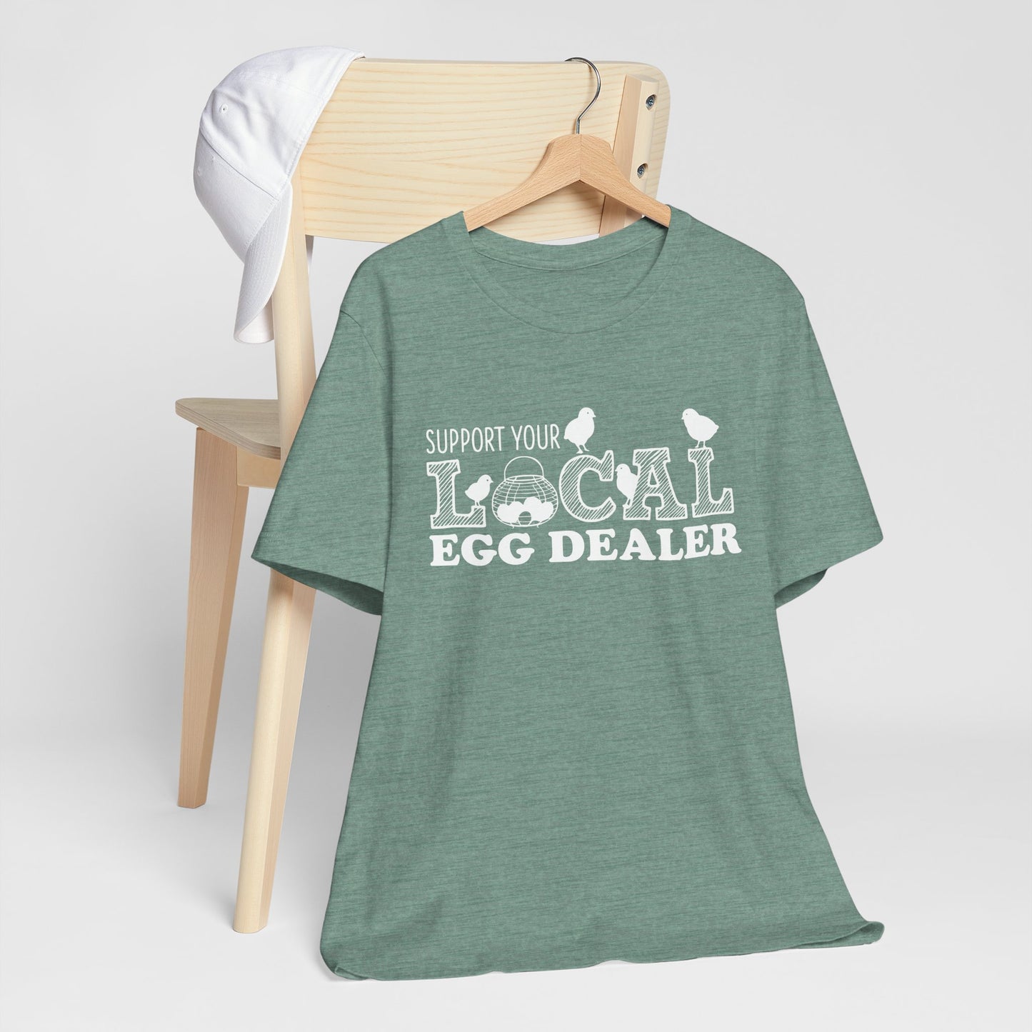 Support Your Local Egg Dealer TShirt Funny Farm Shirt | Bella Canvas