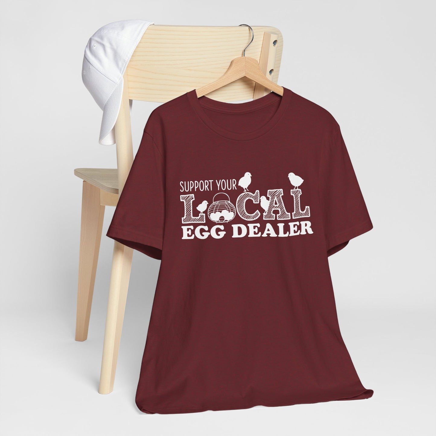 Support Your Local Egg Dealer TShirt Funny Farm Shirt | Bella Canvas