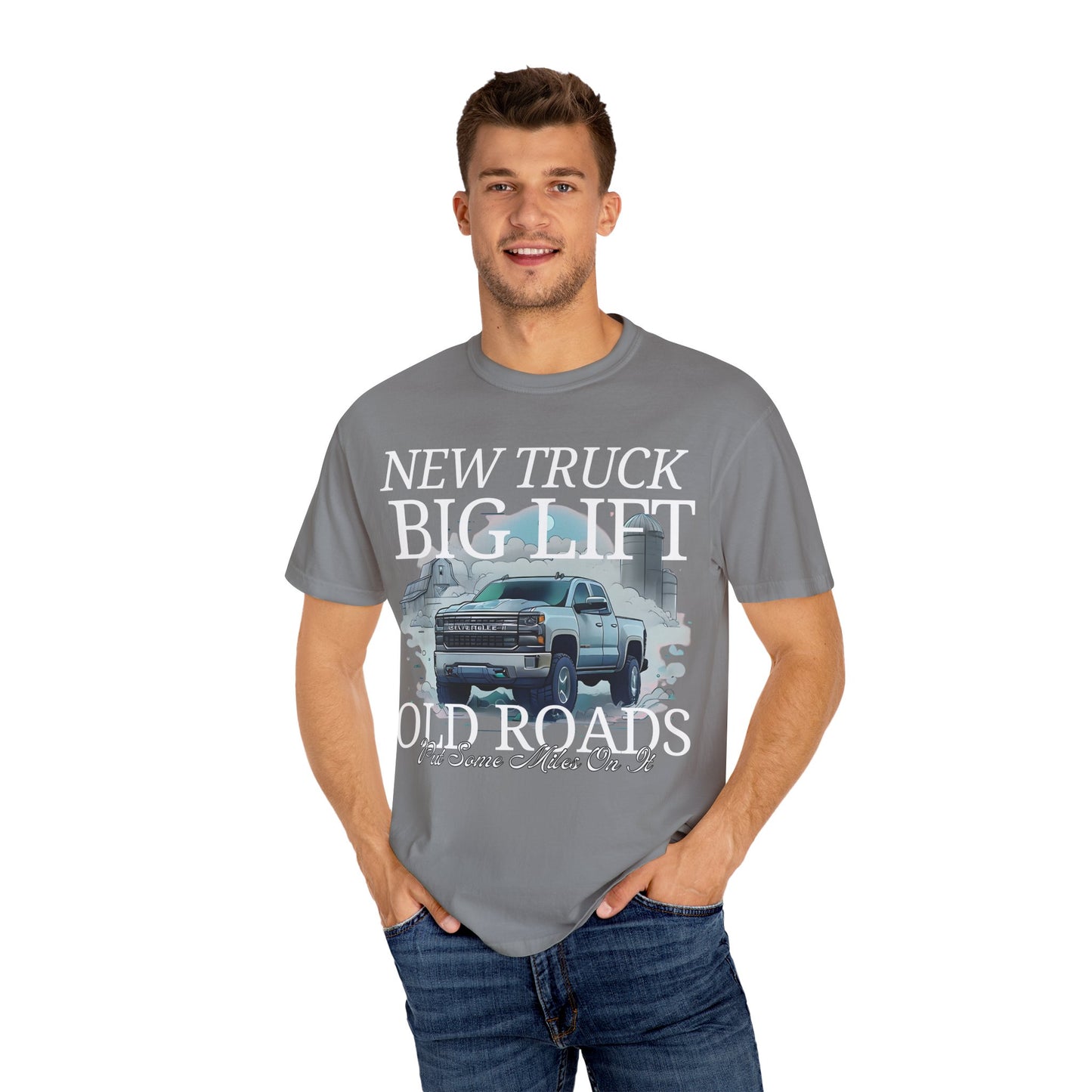 New Truck, Big Lift, Old Roads. Put Some Miles On It Shirt. Kane Brown. Comfort Colors Shirt