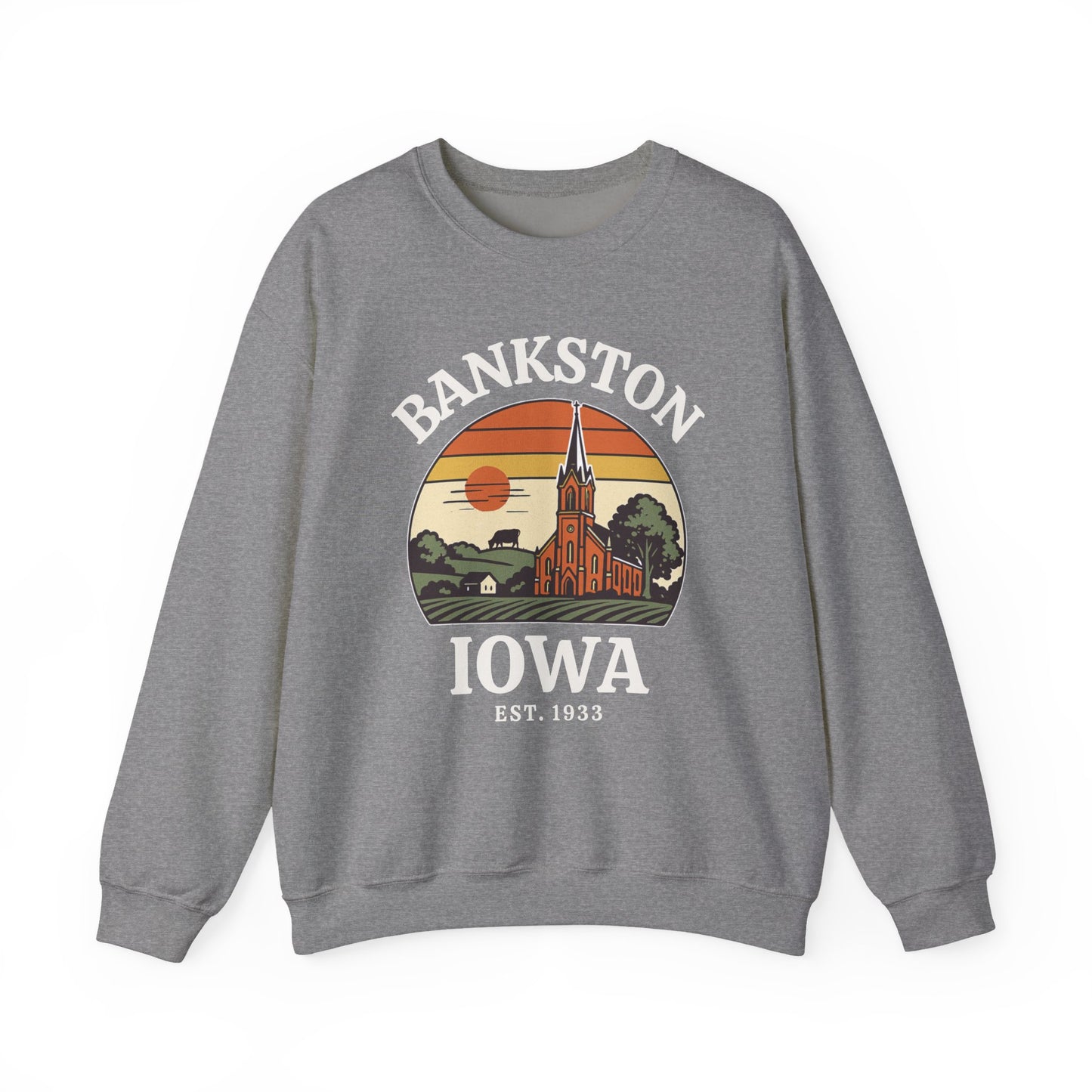 Bankston, IA - Crewneck Gildan Sweatshirt