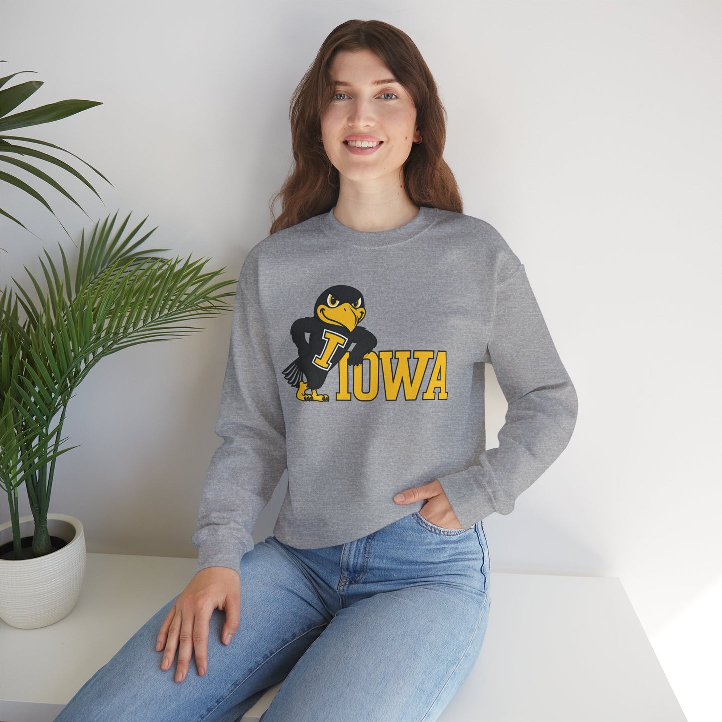 Iowa Herky - Unisex Heavy Blend Sweatshirt