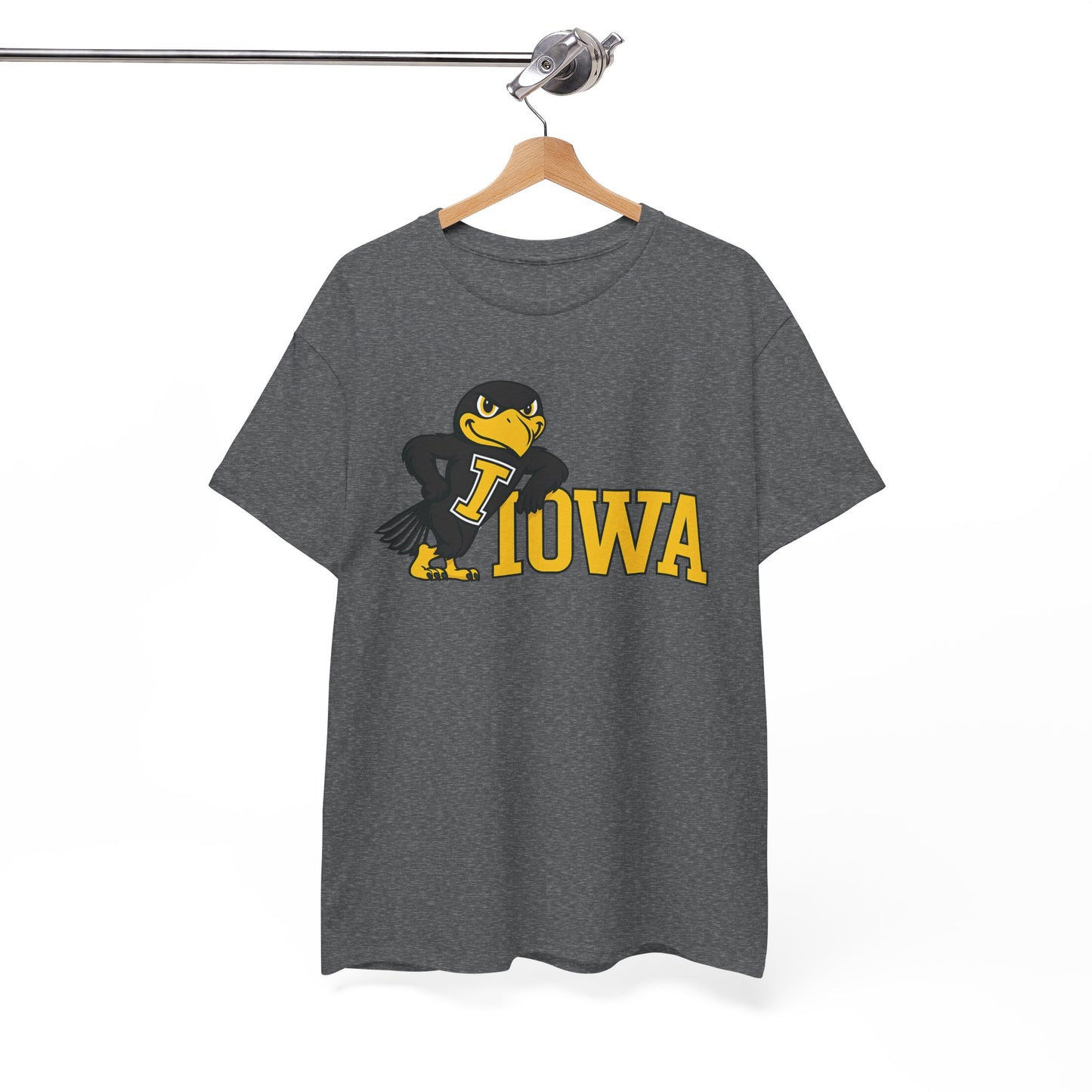Herky- Iowa - Gildan Heavy Cotton Tee