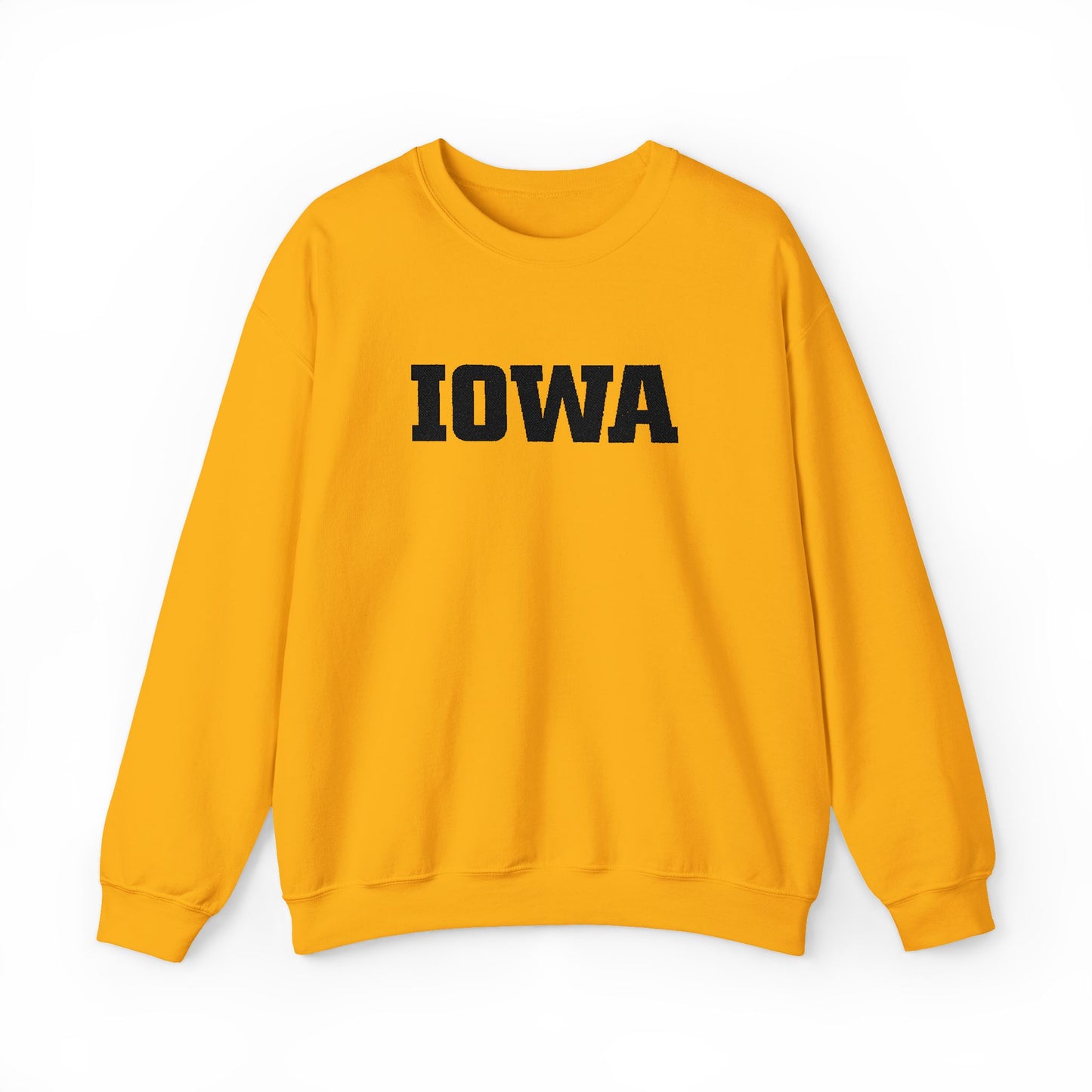 IOWA - Embroidered - Unisex Heavy Blend™ Crewneck Sweatshirt
