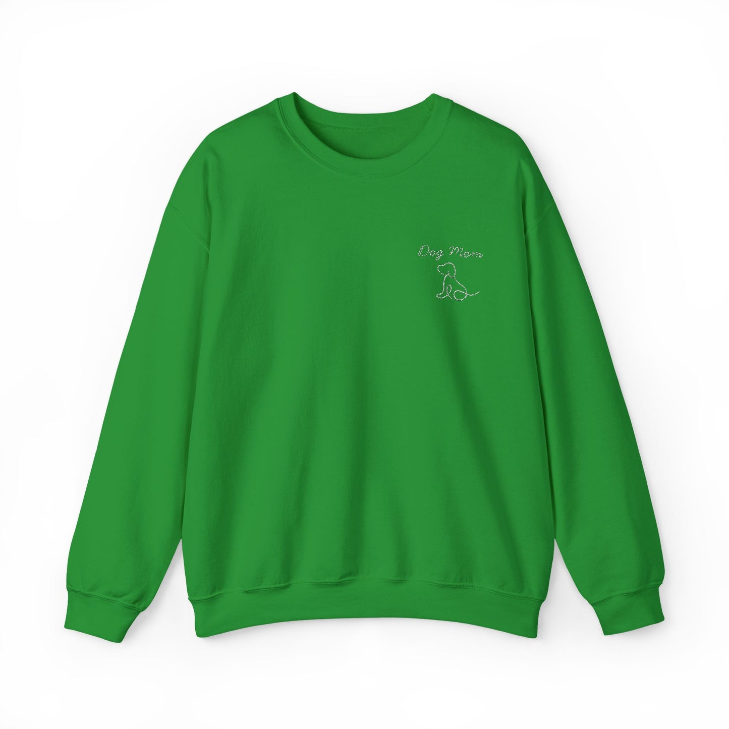 Dog Mom Embroidered Sweatshirt | Gildan Crewneck