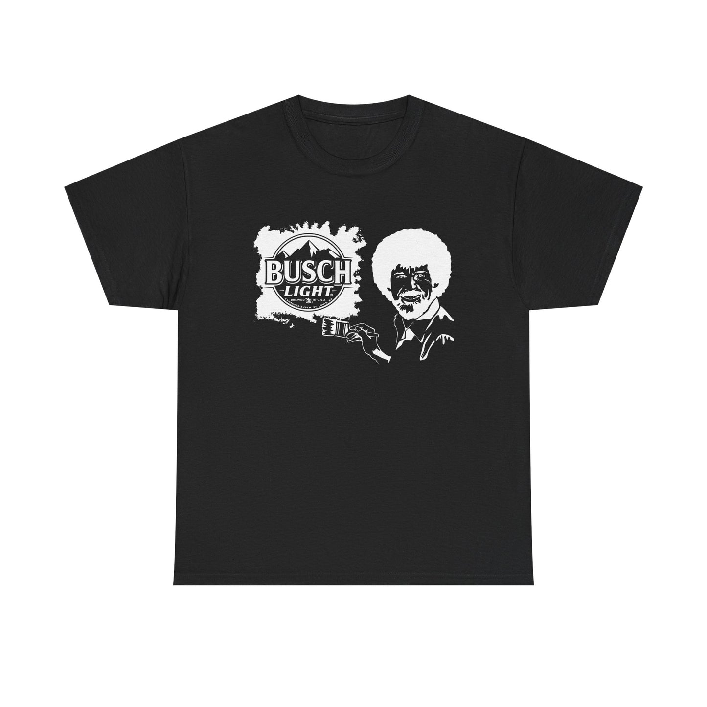 Bob Ross x Busch Light - Gildan Tshirt