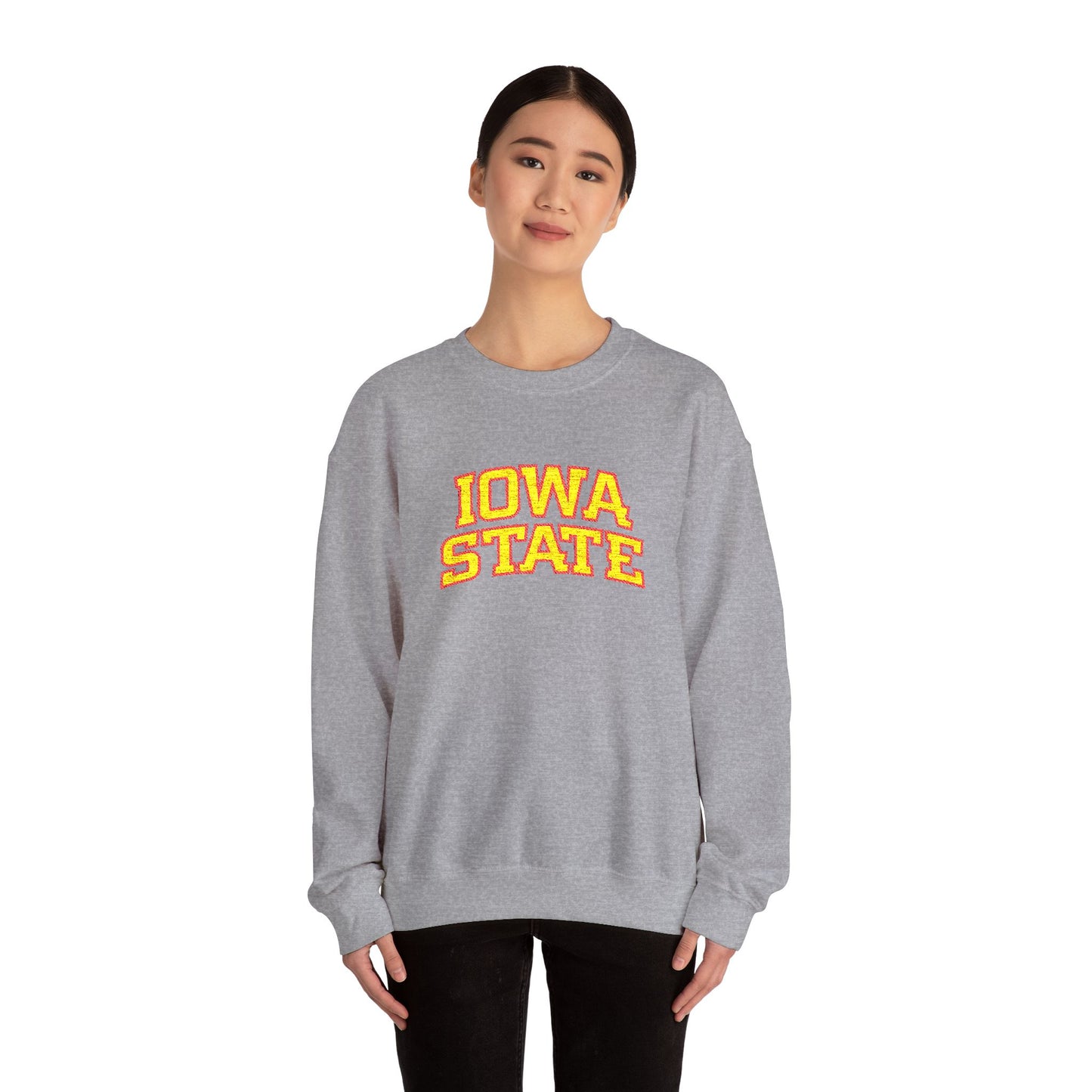 Iowa State - Embroidered - Unisex Heavy Blend Sweatshirt
