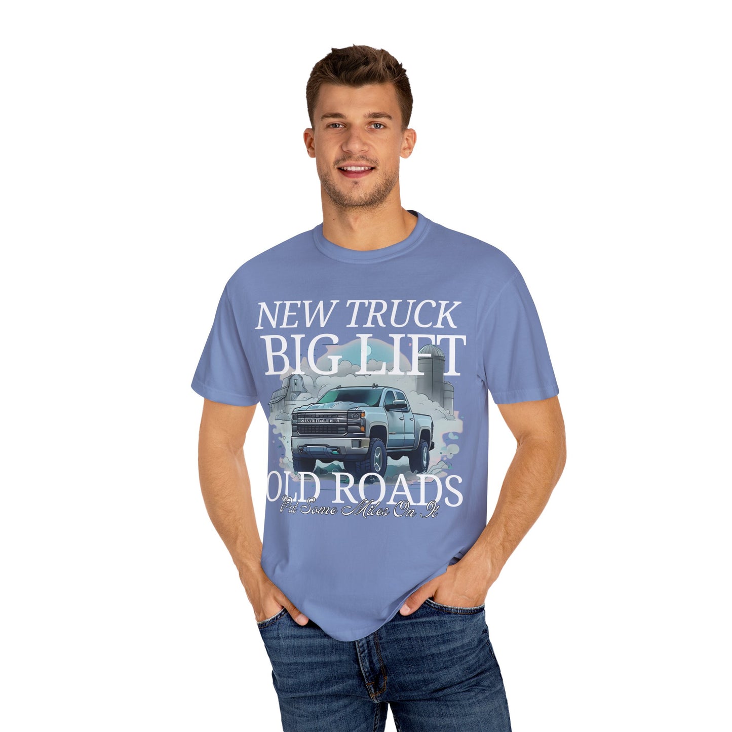 New Truck, Big Lift, Old Roads. Put Some Miles On It Shirt. Kane Brown. Comfort Colors Shirt