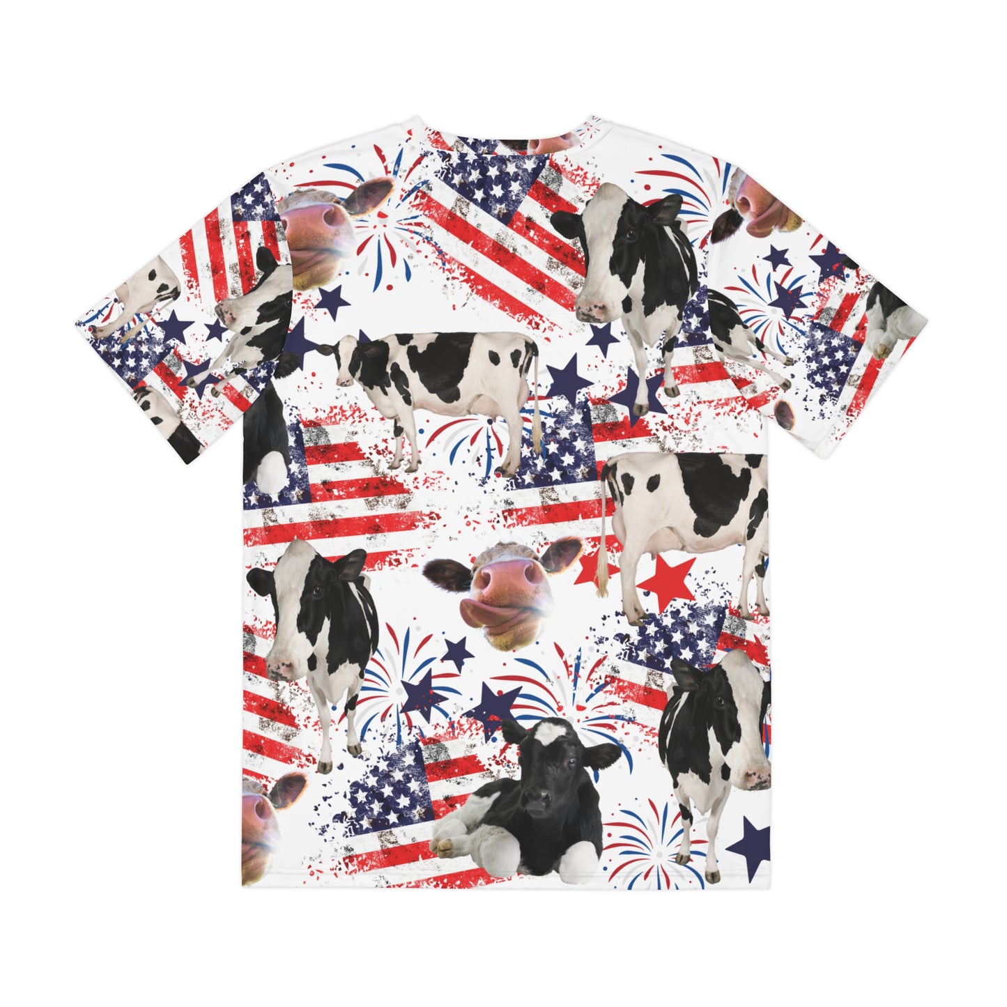 Patriotic Cow All Over Shirt
