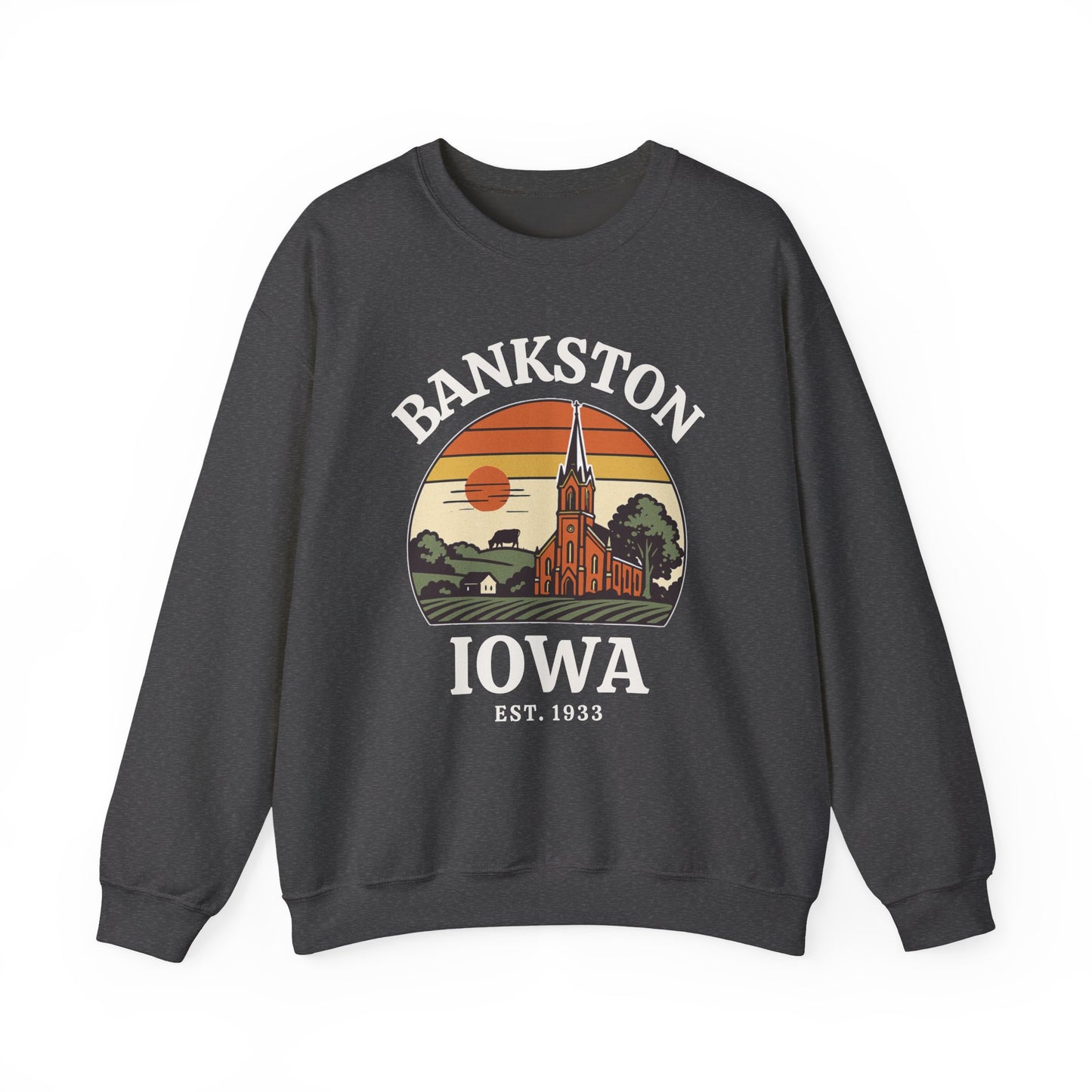 Bankston, IA - Crewneck Gildan Sweatshirt