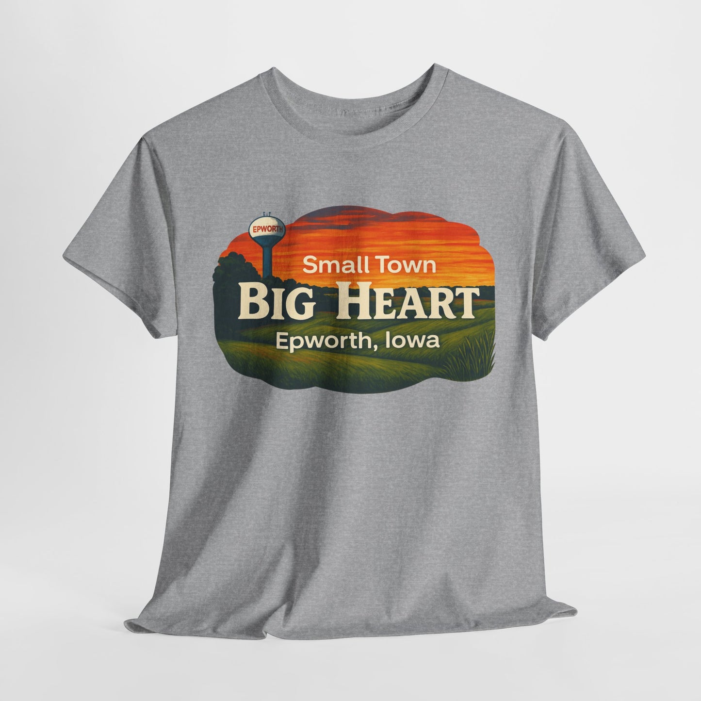 Epworth Iowa "Small Town, Big Heart" Gildan T-Shirt