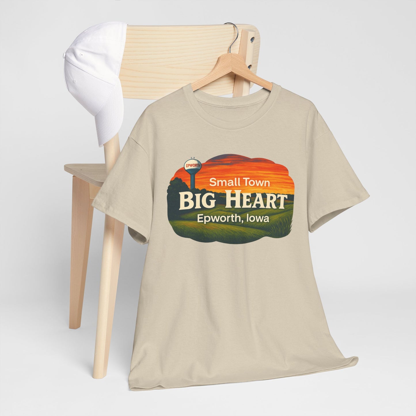 Epworth Iowa "Small Town, Big Heart" Gildan T-Shirt