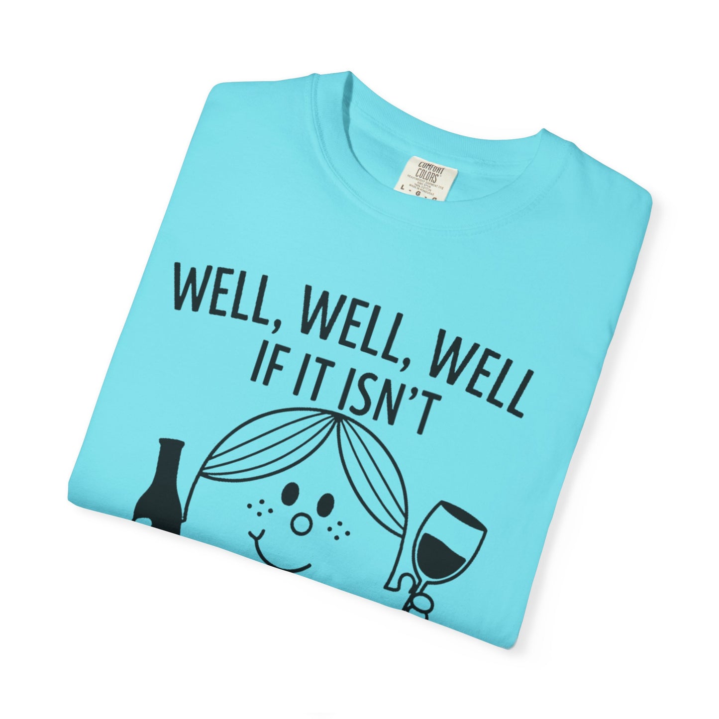 Little Miss "I'm Never Drinking Again" Drinking Again" - WINE – Comfort Colors Tee