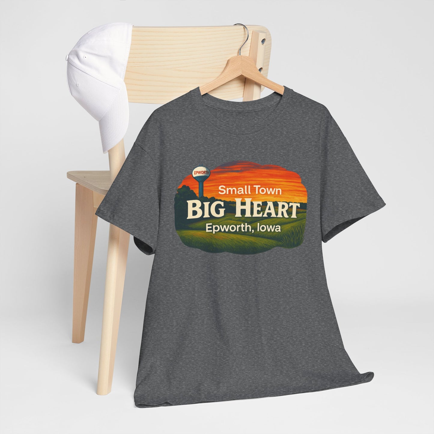 Epworth Iowa "Small Town, Big Heart" Gildan T-Shirt