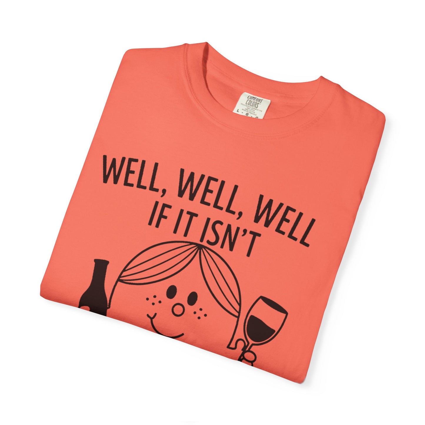 Little Miss "I'm Never Drinking Again" Drinking Again" - WINE – Comfort Colors Tee