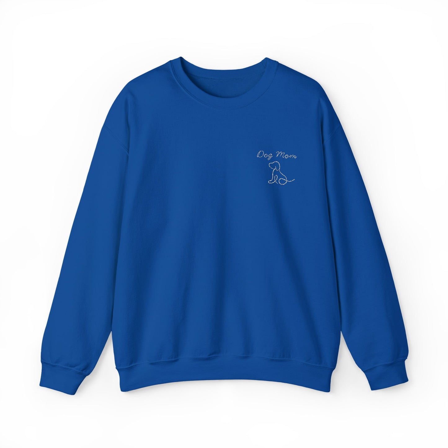 Dog Mom Embroidered Sweatshirt | Gildan Crewneck