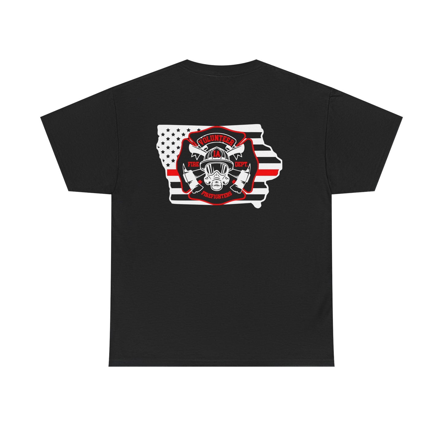 Iowa Volunteer Firefighter Shirt | Unisex Gildan Heavy Tee