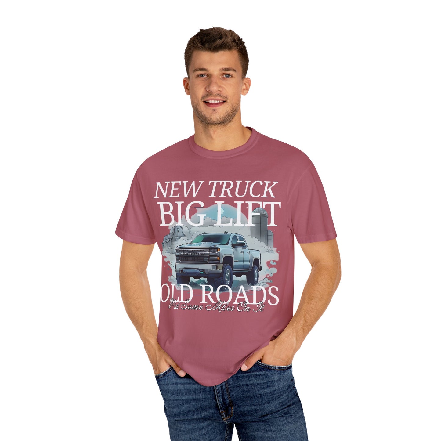 New Truck, Big Lift, Old Roads. Put Some Miles On It Shirt. Kane Brown. Comfort Colors Shirt