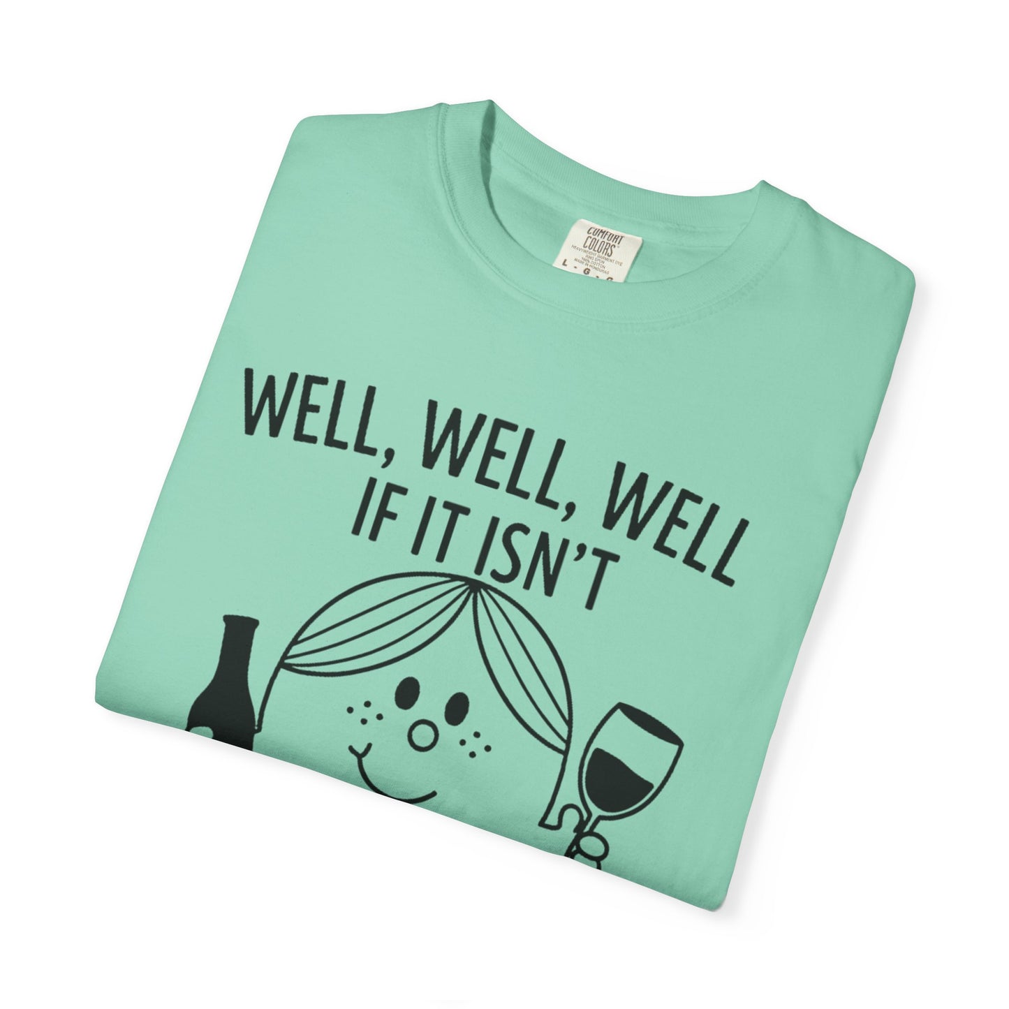 Little Miss "I'm Never Drinking Again" Drinking Again" - WINE – Comfort Colors Tee
