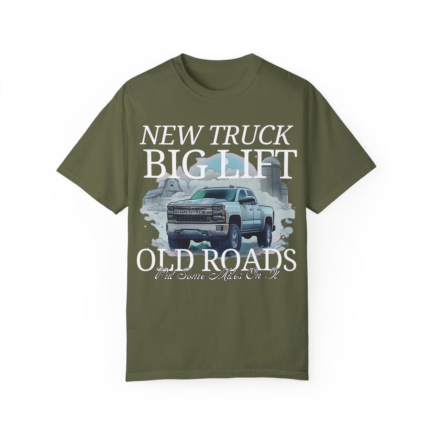New Truck, Big Lift, Old Roads. Put Some Miles On It Shirt. Kane Brown. Comfort Colors Shirt