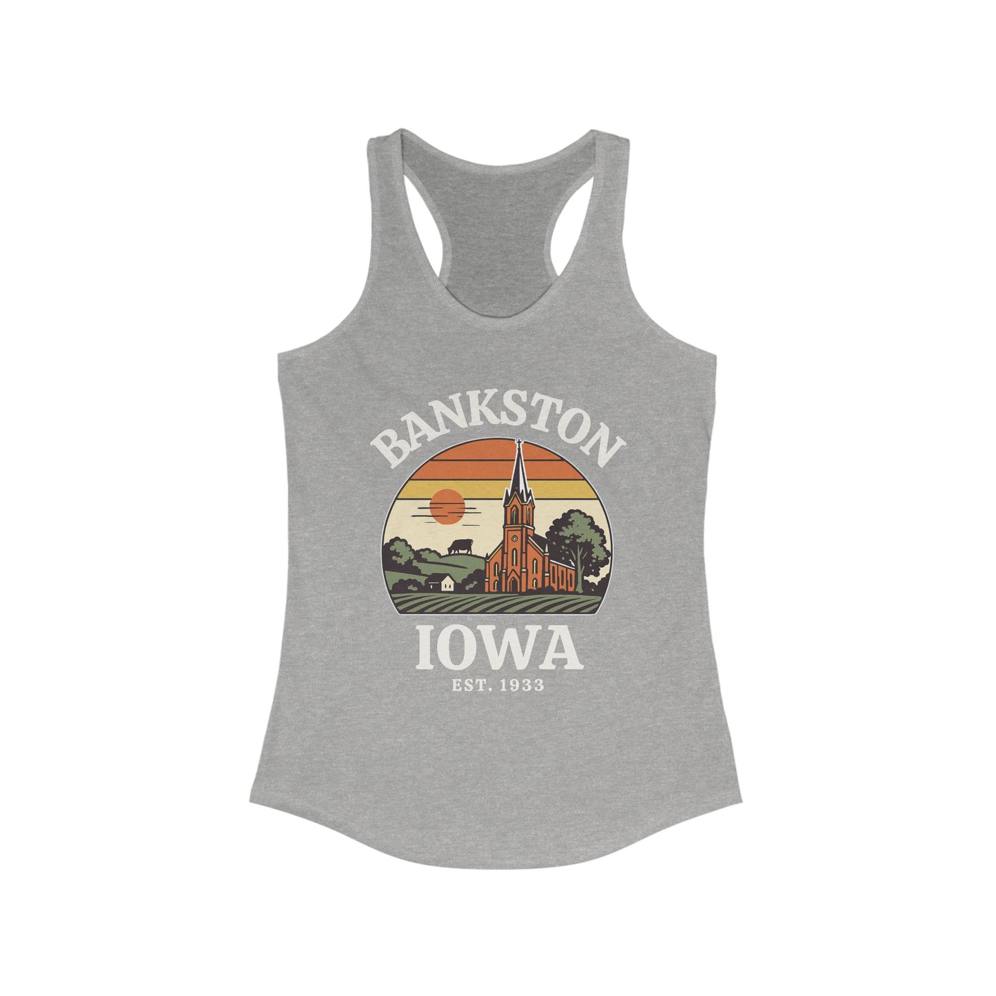 Bankston Iowa Vintage Racerback Tank