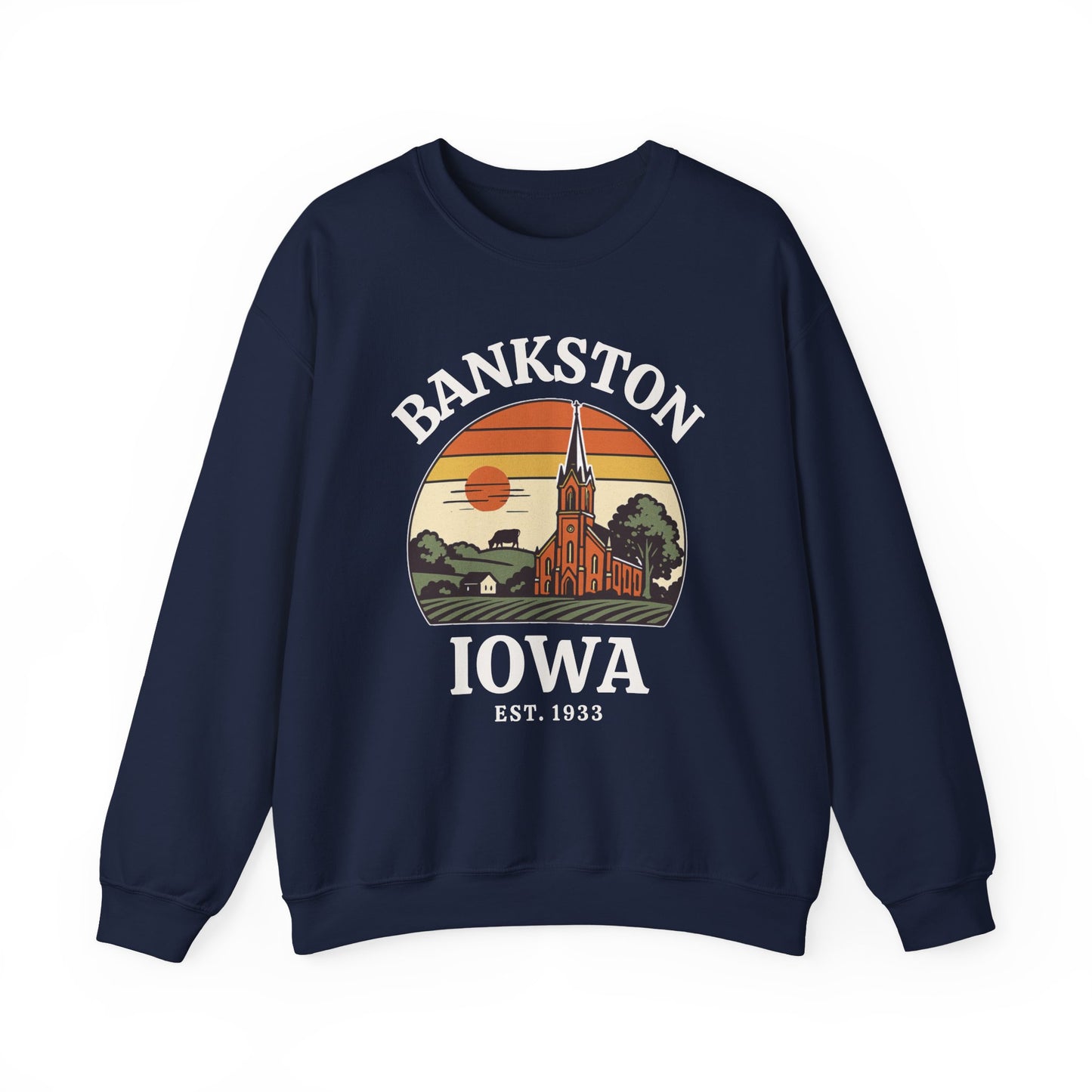 Bankston, IA - Crewneck Gildan Sweatshirt
