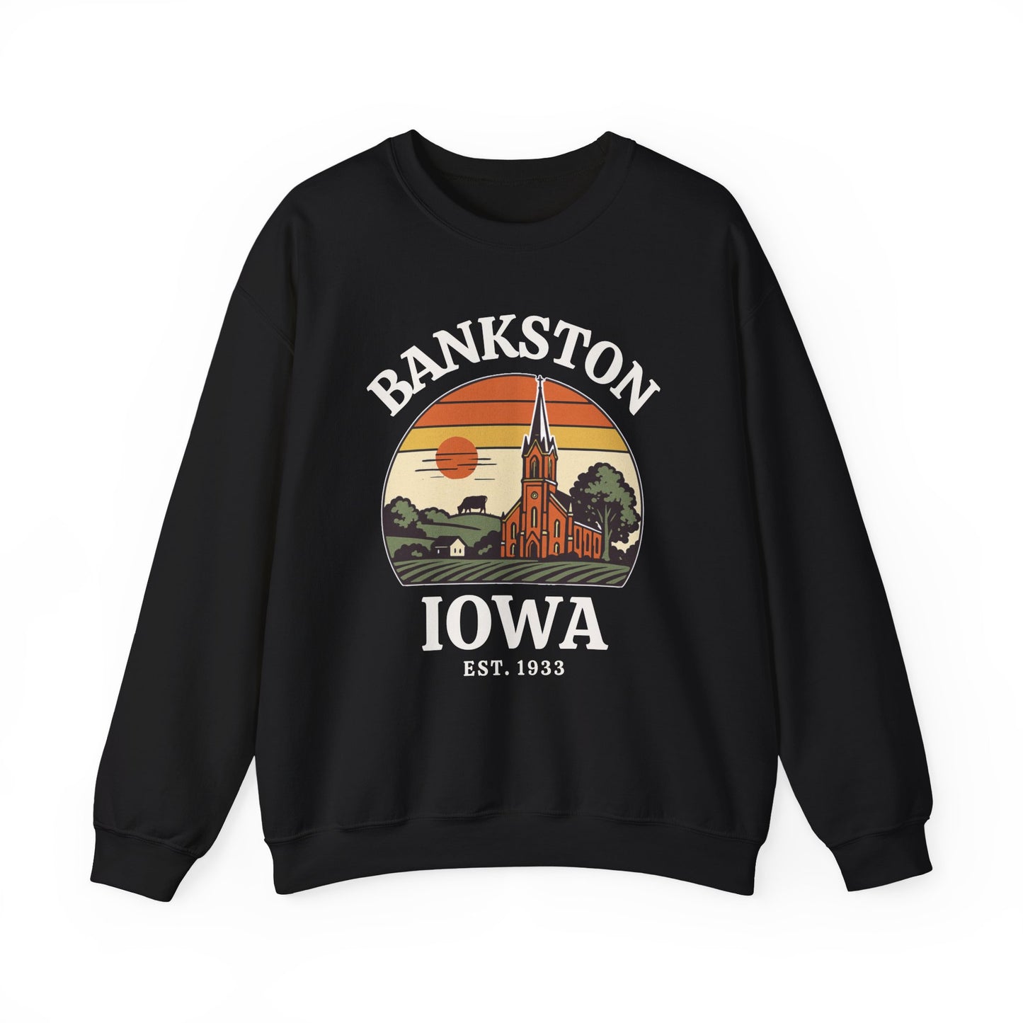 Bankston, IA - Crewneck Gildan Sweatshirt
