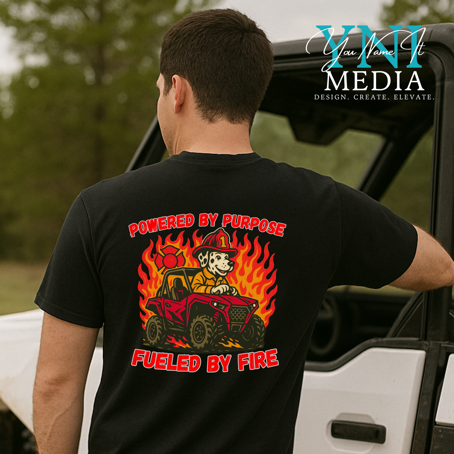 Firefighter UTV T-Shirt | Gildan Heavy Tshirt