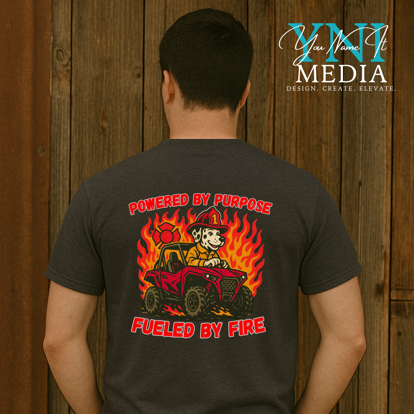 Firefighter UTV T-Shirt | Gildan Heavy Tshirt