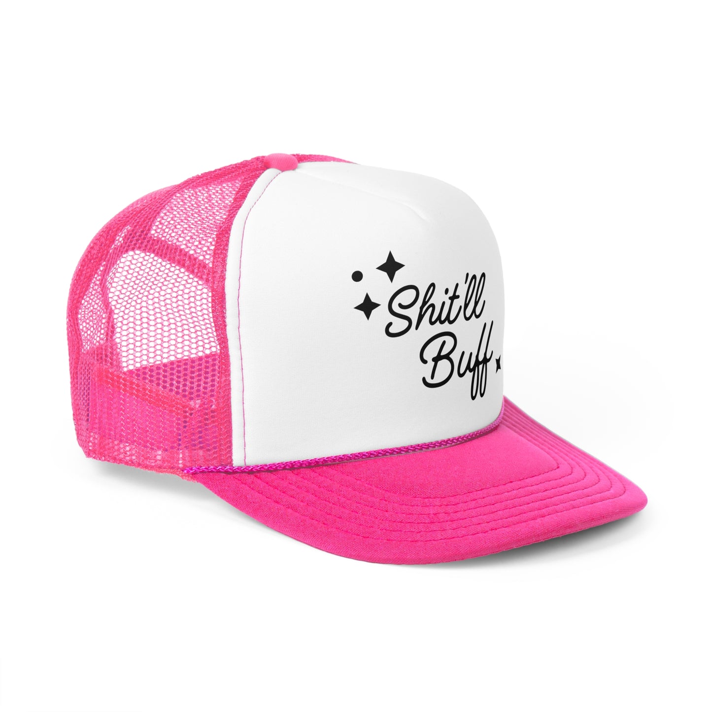 Shit ll Buff | Funny Trucker Hat |  Mesh Cap with Adjustable Snapback