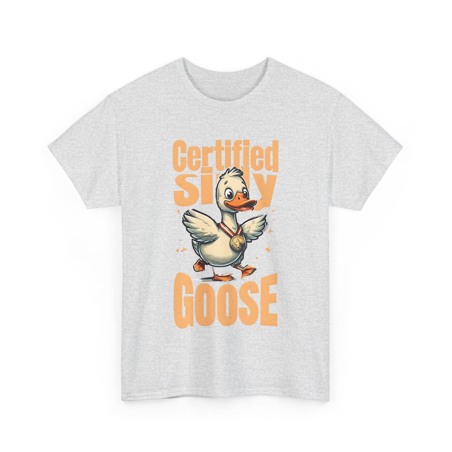 Certified Silly Goose Funny T-Shirt | Cute Goose Graphic Tee | Unisex Cotton Tee | Gift for Animal Lovers | Humor | Silly Goose Apparel